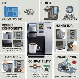 COFFEE BREWER-KEURIG K155 OFFICEPRO (00155) 1/EA - Cartouches Certifiees