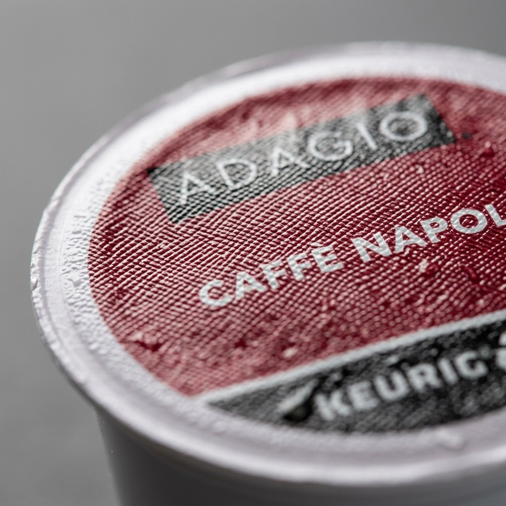 COFFEE-K CUP ADAGIO CAFFE NAPOLI DARK ROAST 24/BX - Cartouches Certifiees