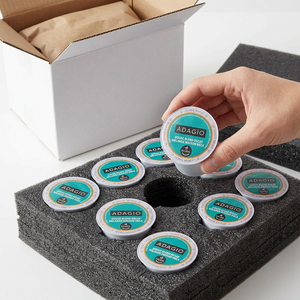 COFFEE-K CUP ADAGIO HOUSE BLEND, DECAF, MEDIUM ROAST 24/BX - Cartouches Certifiees