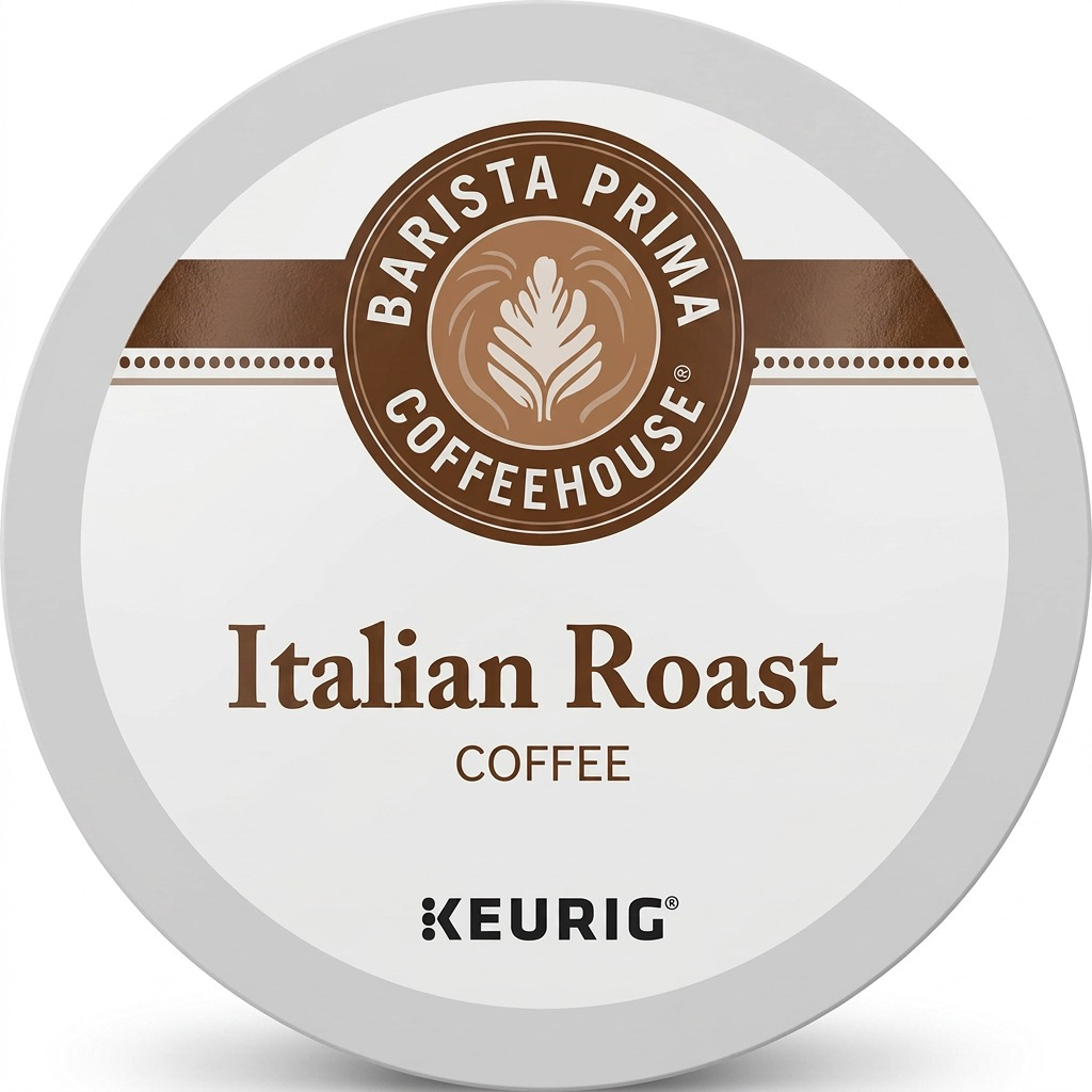 COFFEE-K CUP BARISTA PRIMA, ITALIAN DARK ROAST 24/BX - Cartouches Certifiees