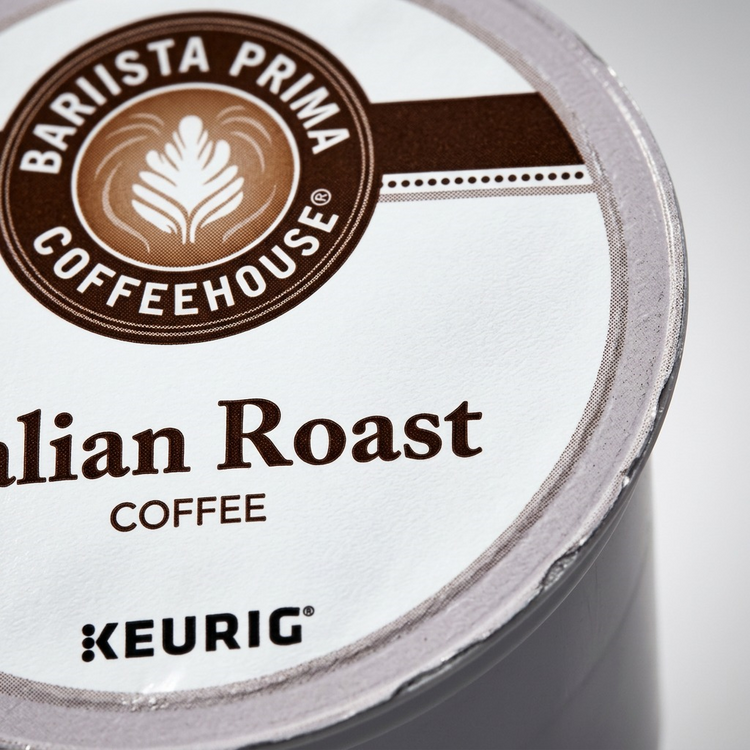 COFFEE-K CUP BARISTA PRIMA, ITALIAN DARK ROAST 24/BX - Cartouches Certifiees