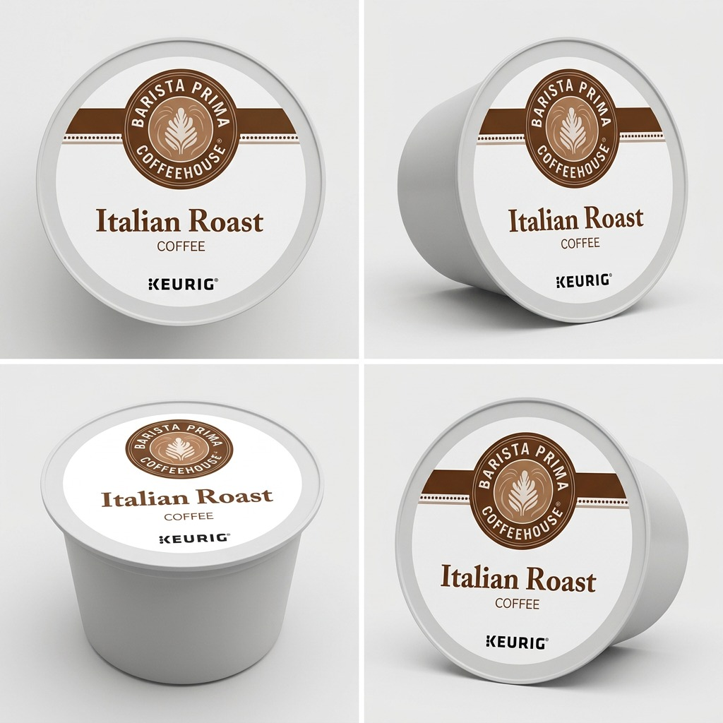 COFFEE-K CUP BARISTA PRIMA, ITALIAN DARK ROAST 24/BX - Cartouches Certifiees