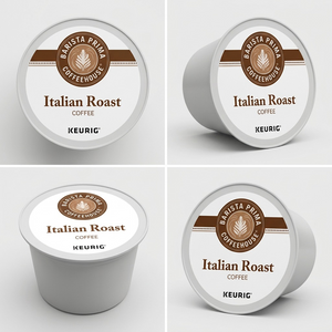 COFFEE-K CUP BARISTA PRIMA, ITALIAN DARK ROAST 24/BX - Cartouches Certifiees