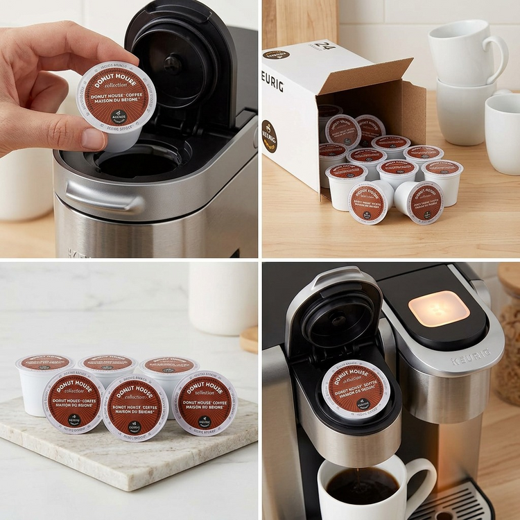 COFFEE-K CUP DONUT HOUSE LIGHT ROAST (06534) 24/BX - Cartouches Certifiees