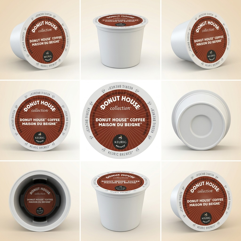 COFFEE-K CUP DONUT HOUSE LIGHT ROAST (06534) 24/BX - Cartouches Certifiees