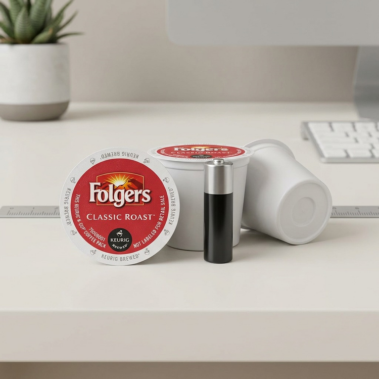 COFFEE-K CUP FOLGERS CLASSIC ROAST MEDIUM ROAST (20502) 24/BX - Cartouches Certifiees
