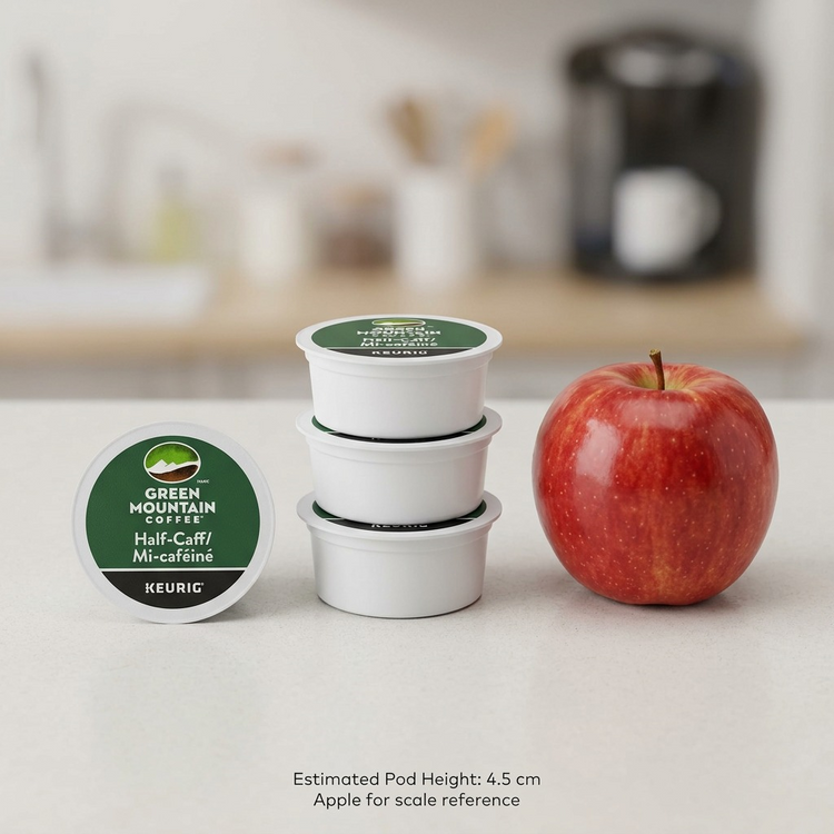 COFFEE-K CUP GREEN MOUNTAIN HALF-CAFF MEDIUM ROAST 24/BX - Cartouches Certifiees