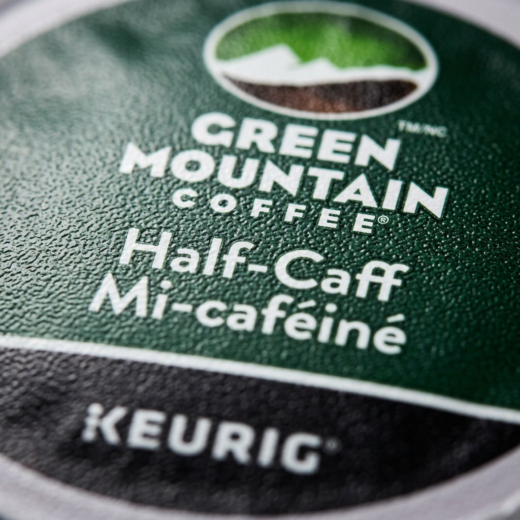 COFFEE-K CUP GREEN MOUNTAIN HALF-CAFF MEDIUM ROAST 24/BX - Cartouches Certifiees