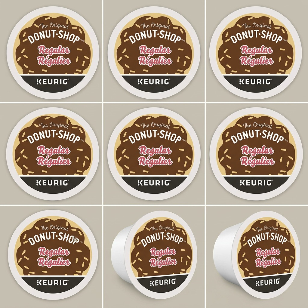 COFFEE-K CUP THE ORIGINAL DONUT SHOP MEDIUM ROAST, REGULAR-32095 24/BX - Cartouches Certifiees