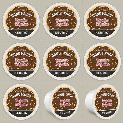 COFFEE-K CUP THE ORIGINAL DONUT SHOP MEDIUM ROAST, REGULAR-32095 24/BX - Cartouches Certifiees
