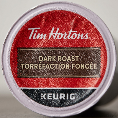 COFFEE-K CUP TIM HORTONS DARK ROAST (11307) 24/BX - Cartouches Certifiees