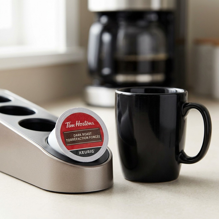 COFFEE-K CUP TIM HORTONS DARK ROAST (11307) 24/BX - Cartouches Certifiees