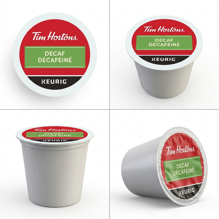 COFFEE-K CUP TIM HORTONS DECAF-11308 24/BX - Cartouches Certifiees