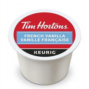 COFFEE-K CUP TIM HORTONS FRENCH VANILLA-13114 24/BX - Cartouches Certifiees