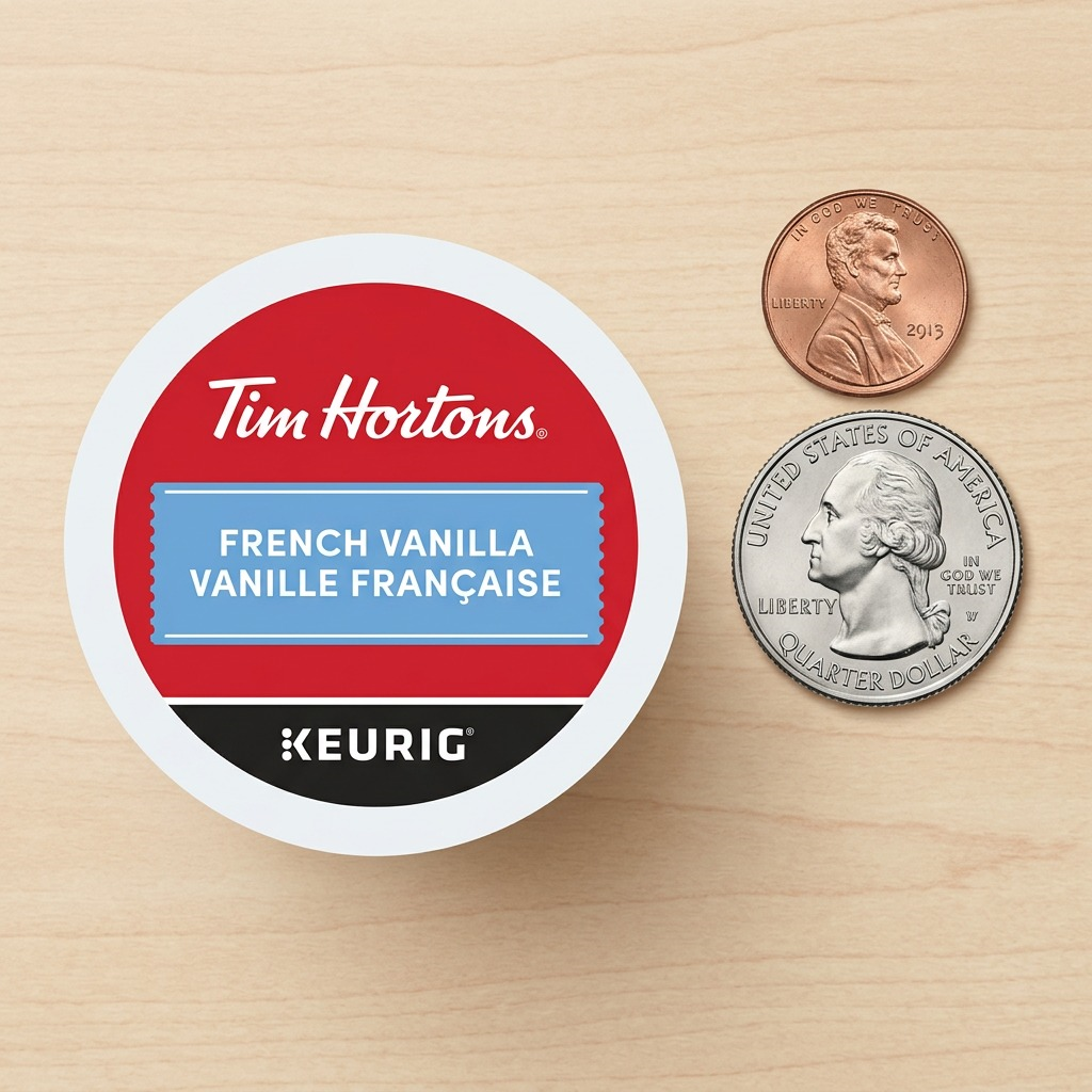 COFFEE-K CUP TIM HORTONS FRENCH VANILLA-13114 24/BX - Cartouches Certifiees