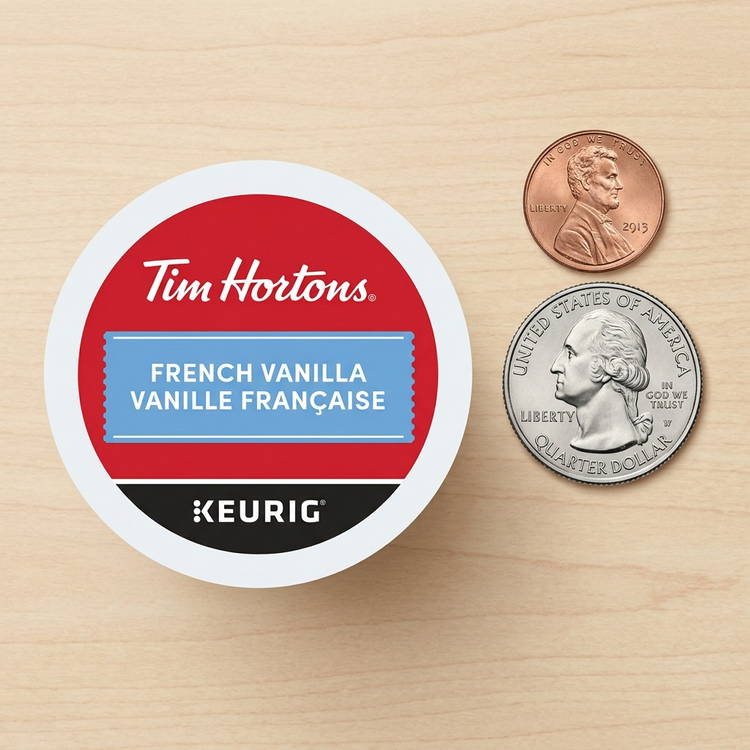 COFFEE-K CUP TIM HORTONS FRENCH VANILLA-13114 24/BX - Cartouches Certifiees