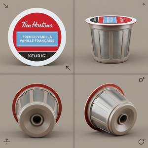 COFFEE-K CUP TIM HORTONS FRENCH VANILLA-13114 24/BX - Cartouches Certifiees