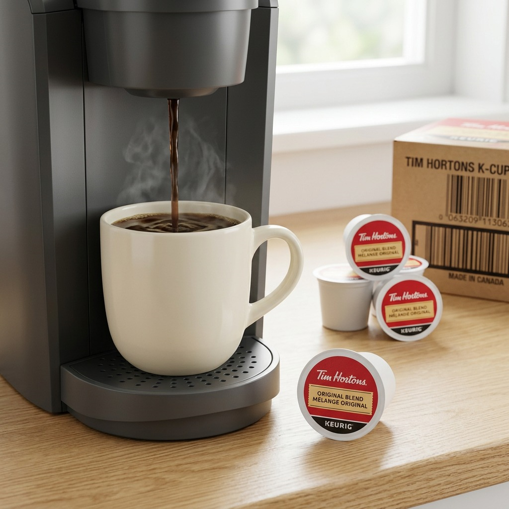COFFEE-K CUP TIM HORTONS ORIGINAL BLEND MEDIUM ROAST-349469 24/BX - Cartouches Certifiees