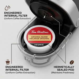 COFFEE-K CUP TIM HORTONS ORIGINAL BLEND MEDIUM ROAST-349469 24/BX - Cartouches Certifiees