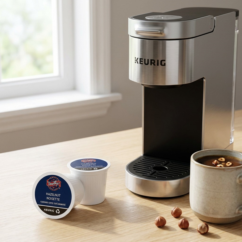 COFFEE-K CUP TIMOTHY'S HAZELNUT-06784 24/BX - Cartouches Certifiees