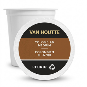COFFEE-K CUP VAN HOUTTE COLOMBIAN MEDIUM (33717) 24/BX - Cartouches Certifiees