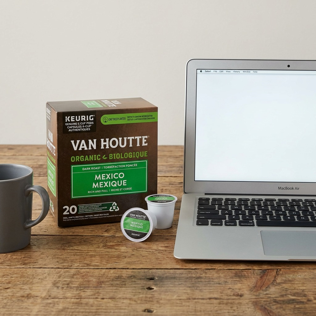 COFFEE-K CUP VAN HOUTTE MEXICO FAIR TRADE ORGANIC 20/BX - Cartouches Certifiees
