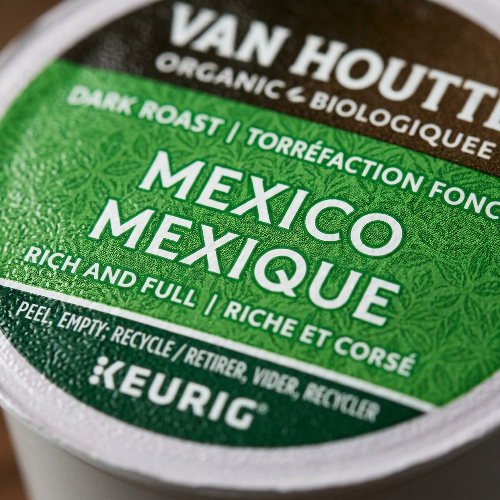 COFFEE-K CUP VAN HOUTTE MEXICO FAIR TRADE ORGANIC 20/BX - Cartouches Certifiees