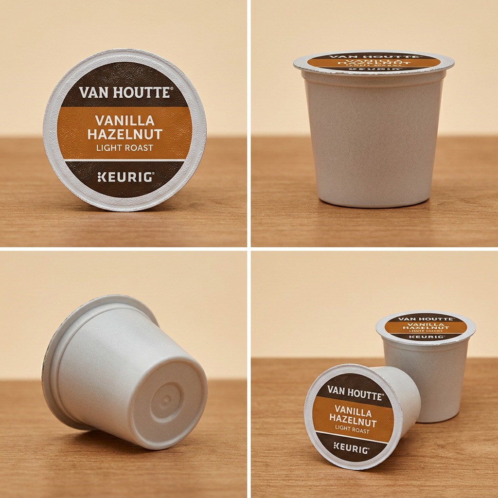 COFFEE-K CUP VAN HOUTTE VANILLA HAZELNUT LIGHT ROAST-39717 24/BX - Cartouches Certifiees