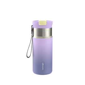 Contigo 16 oz Tween Dual Sip Ombre w strap - Lilac Pulse - Tween - Cartouches Certifiees