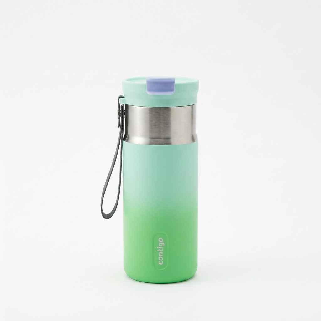 Contigo 16 oz Tween Dual Sip Ombre w strap - Mint Spark - Tween - Cartouches Certifiees