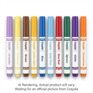 CRAYOLA CANADA 10 CW Mini Markers, Classic (75-2387) - Cartouches Certifiees