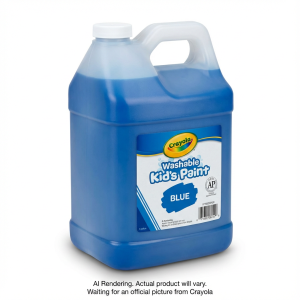 CRAYOLA CANADA 128oz. Wash Paint, Blue (English Only) (54-2128-5-042) - Cartouches Certifiees