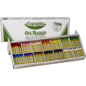 CRAYOLA CANADA 336 Oil Pastels Classpack – 12 colours (52-4629) - Cartouches Certifiees
