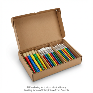 CRAYOLA CANADA 36ct Lrg Paintbrush Variety Clspk (Eng) (05-0036) - Cartouches Certifiees