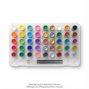 CRAYOLA CANADA 42ct Washable Kids Paint Set (54-1260) - Cartouches Certifiees