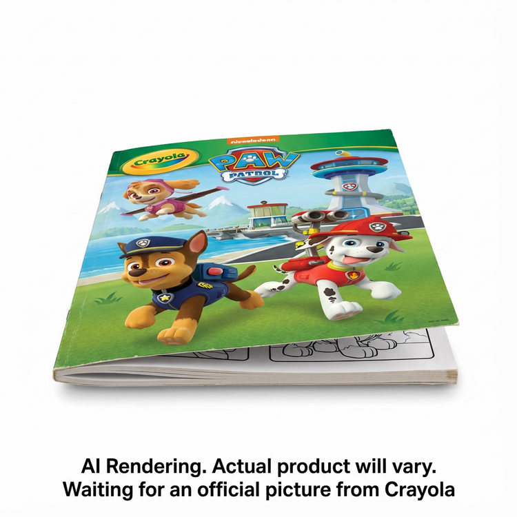 CRAYOLA CANADA Paw Patrol Colouring Book – 48 pgs (61-0697) - Cartouches Certifiees