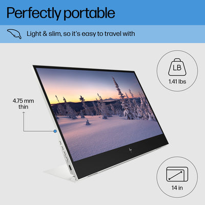 HP E-Series E14 G4 écran plat de PC 35,6 cm (14") 1920 x 1080 pixels Full HD LED Blanc - Image 16