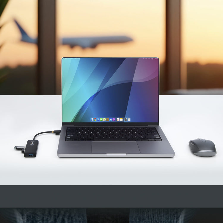 StarTech.com H5C4A-USB-HUB hub & concentrateur USB 3.2 Gen 1 (3.1 Gen 1) Type-C 5000 Mbit/s Noir - Image 7