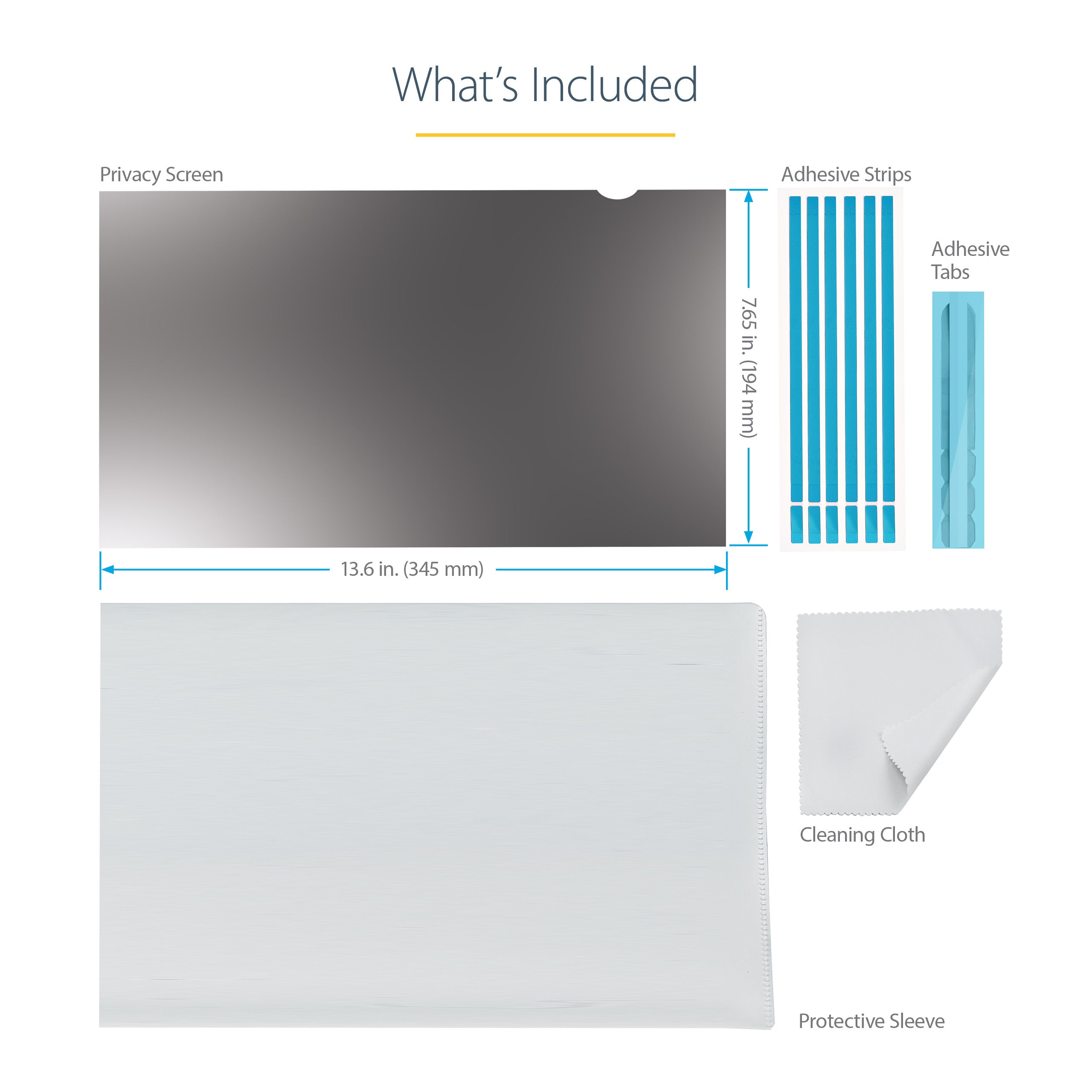 StarTech.com 156G-PRIVACY-SCREEN filtre anti-reflets pour écran et filtre de confidentialité 39,6 cm (15.6") Ordinateur portable Filtre de confidentialité sans bords pour ordinateur - Image 14