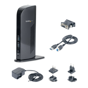 StarTech.com USB3SDOCKHD station d'accueil Avec fil USB 3.2 Gen 1 (3.1 Gen 1) Type-B Noir - Image 2