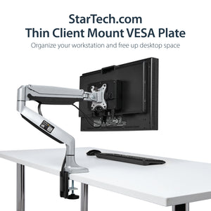 StarTech.com ACCSMNT support pour unité centrale Support de CPU monté sur le socle de l’écran Noir - Image 8
