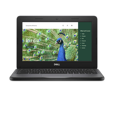 DELL Chromebook 3120 Intel® N N100 29.5 cm (11.6") HD 4 GB LPDDR5-SDRAM 64 GB Flash Wi-Fi 6 (802.11ax) ChromeOS US English Black (51R7C) - Cartouches Certifiees
