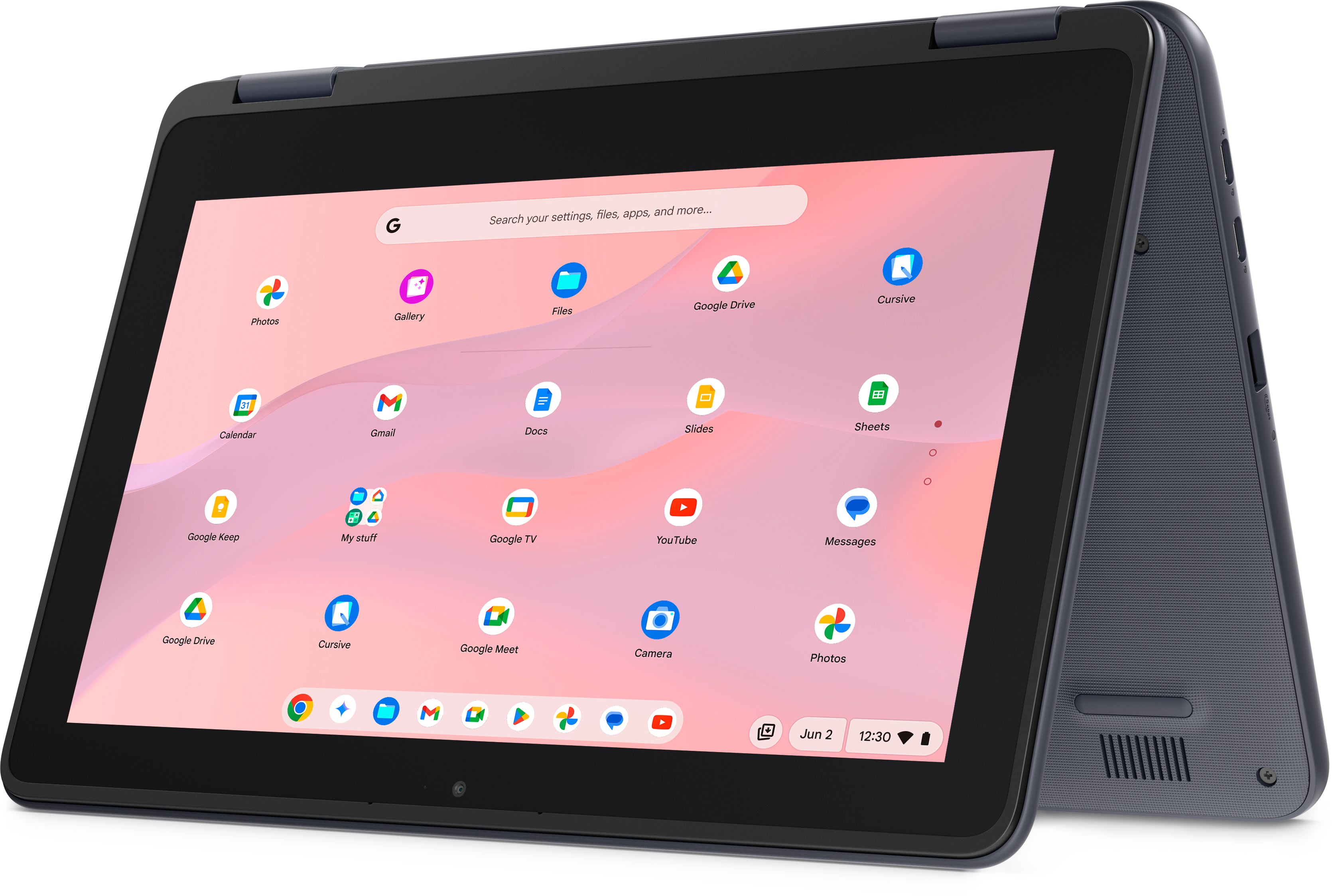 DELL Chromebook CC11260 2-in-1 Intel® N N150 Hybrid (2-in-1) 29.5 cm (11.6") Touchscreen HD 8 GB LPDDR5-SDRAM 64 GB eMMC Wi-Fi 6E (802.11ax) ChromeOS US English Grey (KN1DR) - Cartouches Certifiees