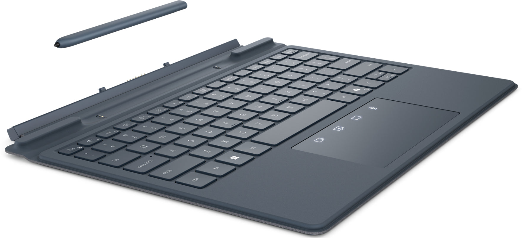 DELL K21MBRUS mobile device keyboard QWERTY US English Pogo Pin Black (3000174747733.17) - Cartouches Certifiees