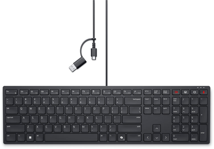 DELL KB525C keyboard Office USB Canadian Black (KB525C-MUI-DAO) - Cartouches Certifiees