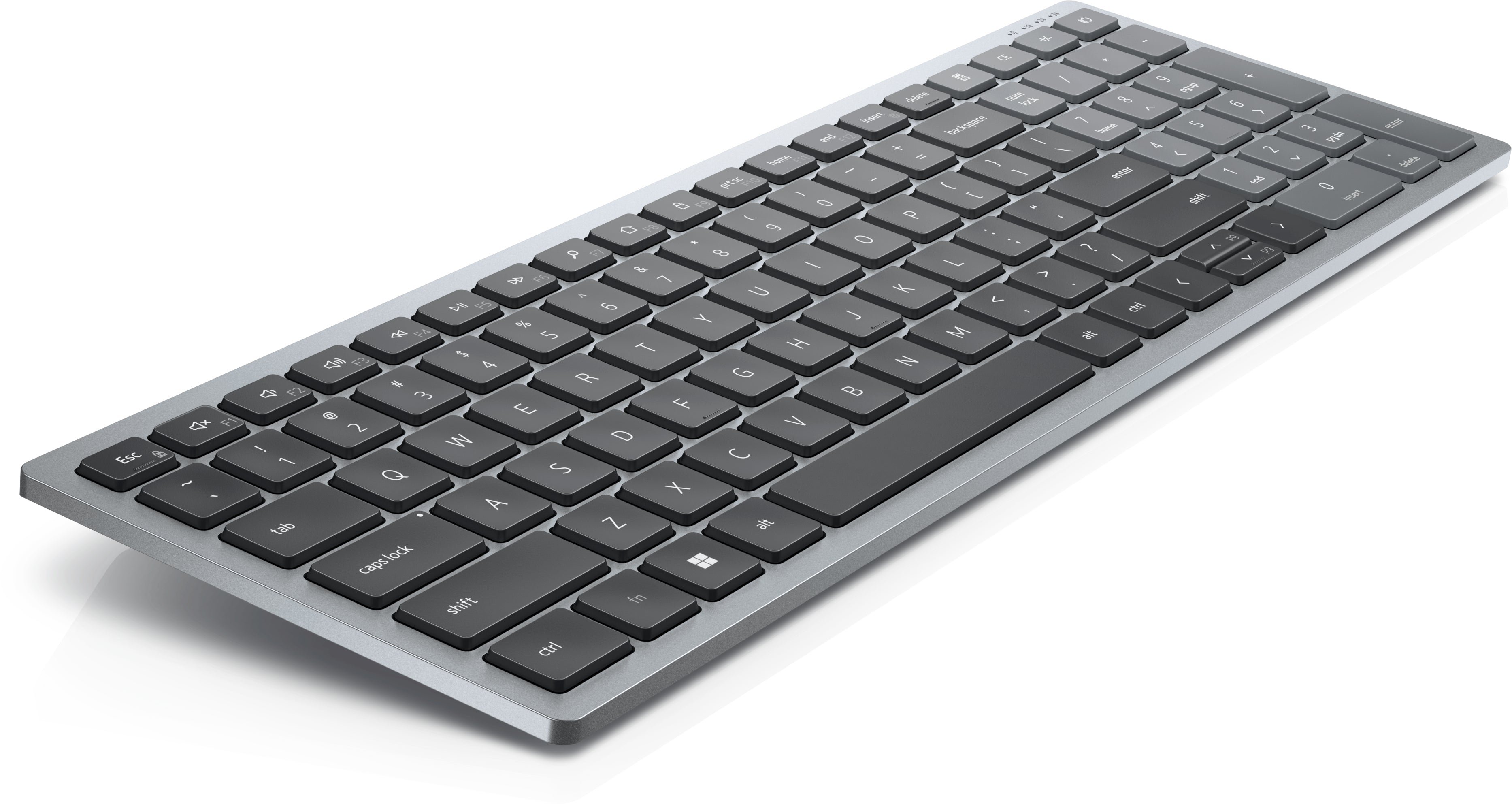 DELL KB740 keyboard Office RF Wireless + Bluetooth Canadian Grey, Black (KB740-GY-R-FRC) - Cartouches Certifiees