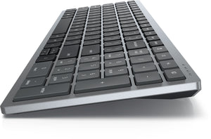DELL KB740 keyboard Office RF Wireless + Bluetooth QWERTY English Grey, Black (KB740-GY-R-US) - Cartouches Certifiees