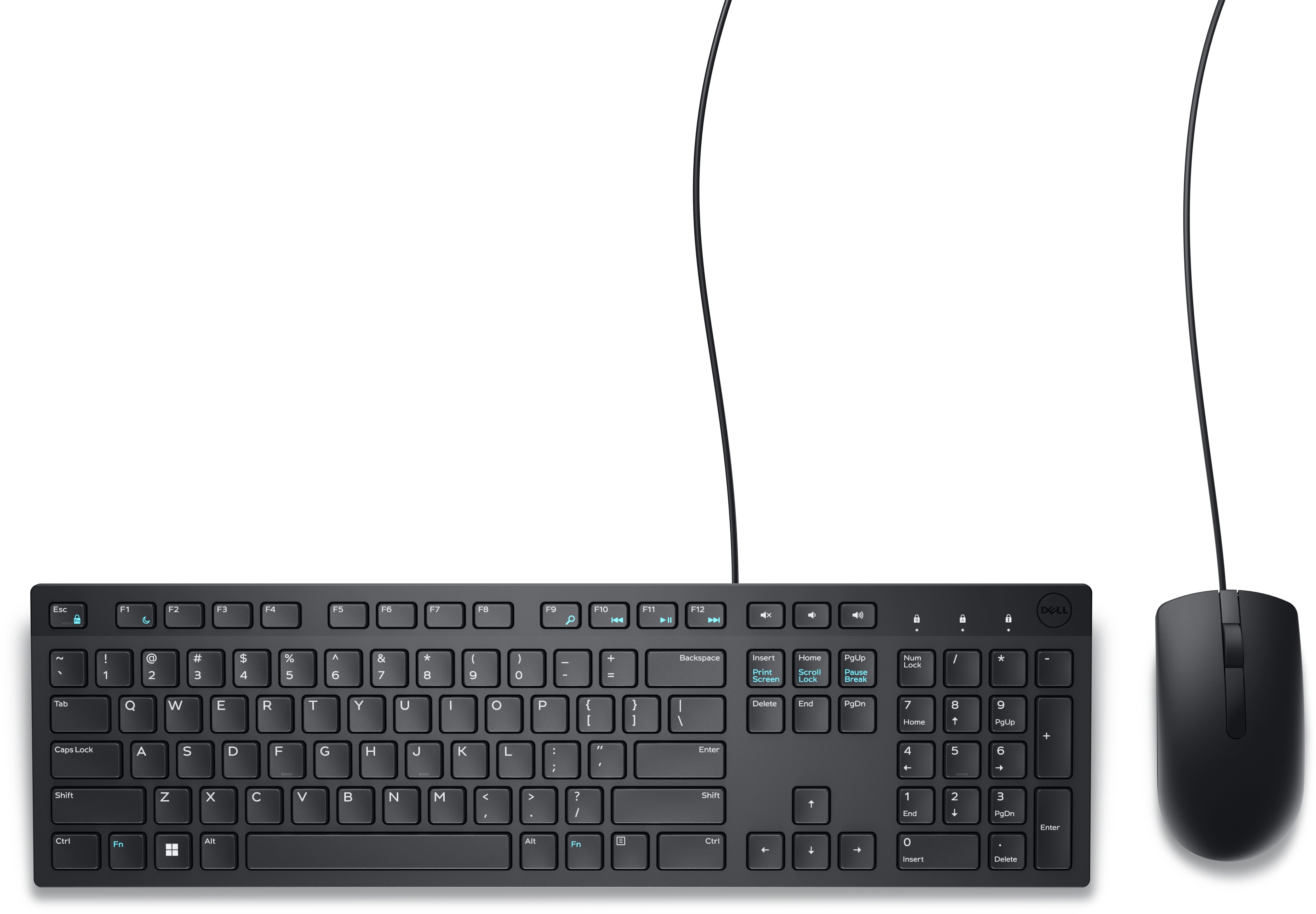 DELL KM300C keyboard Mouse included Office USB English Black (DELL-KM300C-US) - Cartouches Certifiees