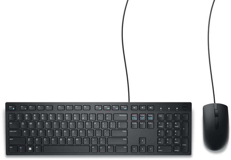 DELL KM300C keyboard Mouse included Office USB English Black (DELL-KM300C-US) - Cartouches Certifiees