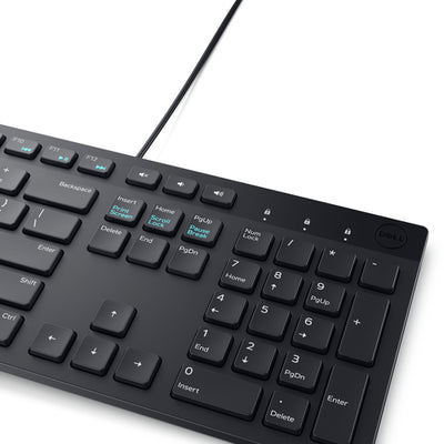 DELL KM300C keyboard Mouse included Office USB English Black (DELL-KM300C-US) - Cartouches Certifiees